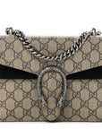 GG Supreme Monogram Mini Dionysus Shoulder Bag Black