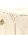 Taurillon Clemence Birkin 30 White