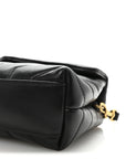 Calfskin Y Quilted Monogram Toy Loulou Crossbody Bag Black