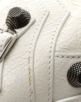 Agneau Arena Neo Cagole City Handbag Optic White