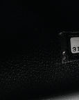 Lambskin Quilted Mini Square Flap Black