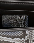Snakeskin 30 Montaigne Box Bag Beige Multicolor