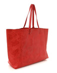 Nappa Intrecciomirage Butterfly Tote Red