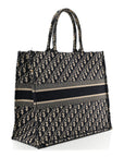 Oblique Large Book Tote Blue Multicolor