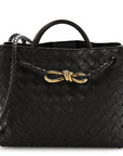 Nappa Intrecciato Small Andiamo Shoulder Bag Fondant