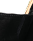 Caviar Quilted Large CC Filigree Vanity Case Beige Black