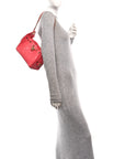 Caviar Quilted Mini CHNL 25 Handbag Coral