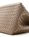 Nappa Intrecciato Large Andiamo Parachute Shoulder Bag Pinecone