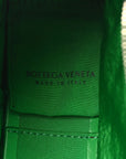 Paper Calfskin Maxi Intreccio Cassette Crossbody Bag Parakeet