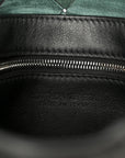 Grained Calfskin Intreccio Small Diago Crossbody Bag Black