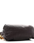Calfskin The Pouch Chain Grape