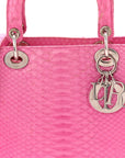 Snakeskin Medium Lady D1OR Pink