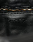 Nappa Maxi Intreccio Padded Cassette Crossbody Bag Black