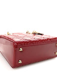 Patent Cannage Small Lady D1OR Cherry Red