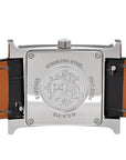 Stainless Steel Alligator Diamond Bezel Mother of Pearl 21mm Heure H Hour Quartz Watch Graphite