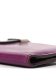 Tadelakt Lizard Bearn Gusset Wallet Anemone Vert