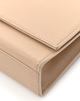 Smooth Calfskin Medium Classic Monogram Kate Tassel Satchel Nude Powder