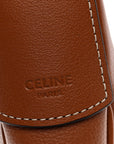 Supple Calfskin Small Triomphe Heloise Shoulder Bag Tan
