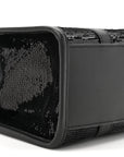 Sequin Small The Tote Bag Black