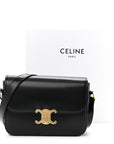 Shiny Calfskin Medium Triomphe Black