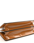 Patent Peekaboo Cut Caramello