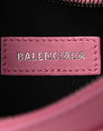 Patent Faux Leather Le Cagole Shoulder Bag XS Sweet Pink