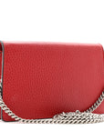 Calfskin Super Mini Dionysus Shoulder Bag Hibiscus Red