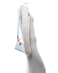 Taurillon Capucines Mini Light Blue White Red