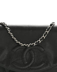 Caviar Half Moon Wallet On Chain WOC Black
