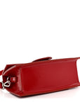 Glazed Calfskin Le Bambino Red