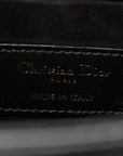 Lambskin Cannage Butterfly Studs Small Lady D-Joy Black