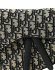 Oblique Saddle Bag Blue