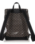 Black Goyardine Canvas & Chevroches Calfskin Cisalpin Backpack Palladium Hardware