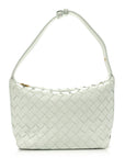 Calfskin Nappa Intrecciato Mini Wallace Glacier Muse