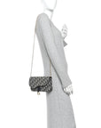 Oblique Saddle Chain Pouch Blue