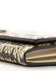 Snakeskin GG Ophidia Wallet On Chain Roccia