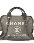 Denim Deauville Bowling Bag Grey