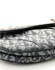 Monogram Saddle Bag Blue