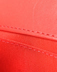 Velvet Quilted Small Boy Flap Coral