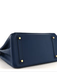 Epsom Birkin 30 Bleu Saphir
