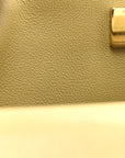 Aged Calfskin Quilted 2.55 Reissue 224 Flap Khaki