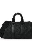 Monogram Taurillon Keepall Bandouliere 25 Black