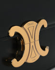 Shiny Calfskin Teen Triomphe Black