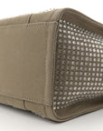 Crystal Canvas Small The Tote Bag Slate Green