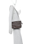 Calfskin Mini Flamenco Knot Bag Chocolate
