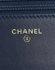 Snakeskin Wallet On Chain WOC Blue