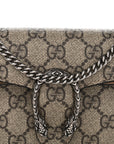 GG Supreme Monogram Super Mini Dionysus Shoulder Bag Taupe