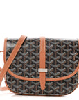 Goyardine Belvedere II PM Messenger Bag Black Gold