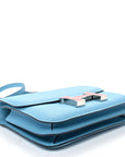 Epsom Enamel Constance 18 Bleu Du Nord Rouge de Coeur