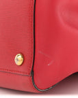 Vitello Elite Flamingo Regular 2Jours Tote Rosso Fiamma